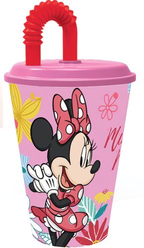 Disney Minnie Spring Cup with Straw 430 ml