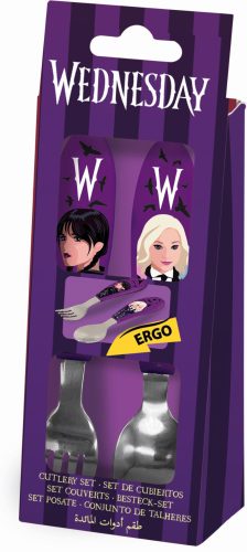 Wednesday Enid metal ergo cutlery set - 2 piece