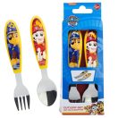 Paw Patrol Rescue Pups metal ergonomic cutlery set - 2 pieces