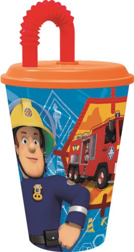 Fireman Sam Rescue Mission Cup with Straw 430 ml