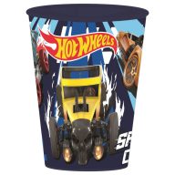 Hot Wheels Blue Fire cup, plastic 260 ml