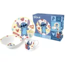 Disney Lilo and Stitch Heart porcelain dinner set in Gift Box