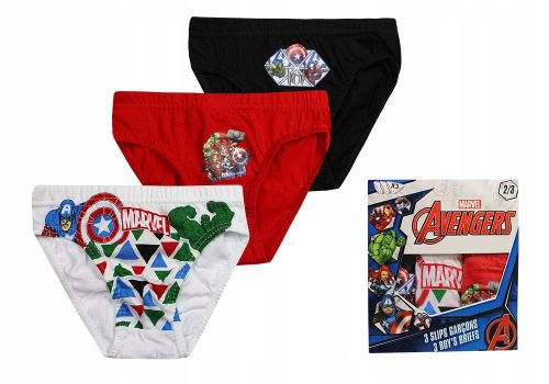 Avengers kids lingerie, underwear 3 pieces per pack