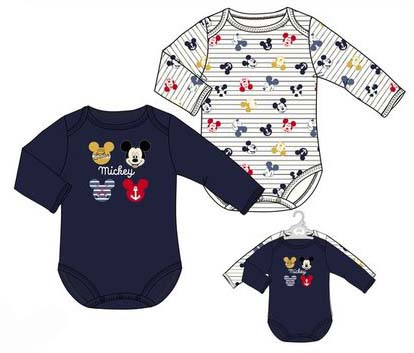 Disney Mickey baby body, onesie 2 pieces set