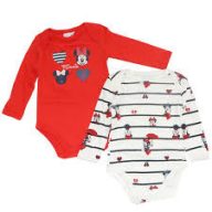 Disney Minnie  baby bodysuit, combo dress 2-piece set