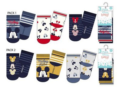 Disney Mickey baby socks 0-12 months