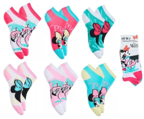 Disney Minnie Party kids secret socks, invisible socks 23-34