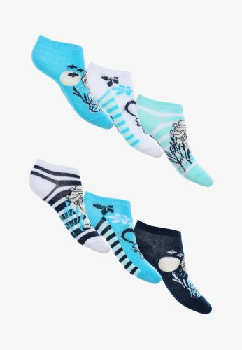 Disney Frozen Ocean kids secret socks, invisible socks 23-34