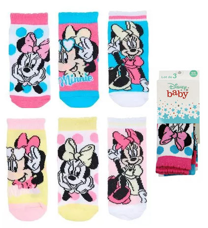 Disney Minnie baby socks 0-12 months