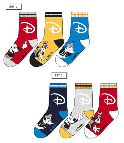 Disney Mickey kids sock 23-34