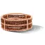 Victoria Brown stone rose gold colored bracelet