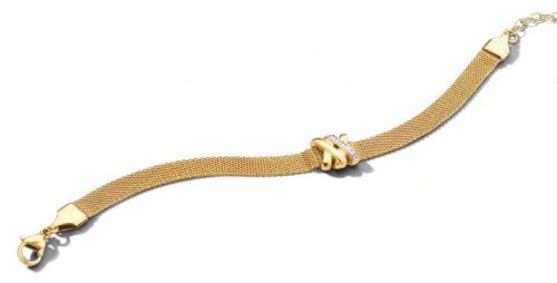 Victoria white stone gold colour Bracelet