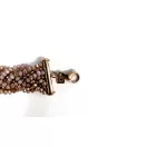 Victoria Pink beaded rose gold bracelet