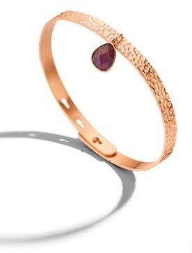 Victoria Purple stone rose gold colour adjustable Bracelet