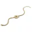 Victoria Gold-Colored Bracelet with Colorful Stones
