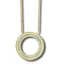 Victoria Gold-Colored Aquamarine Stone Necklace