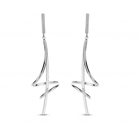 Victoria Silver color earrings