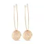 Victoria Rose gold colored earring