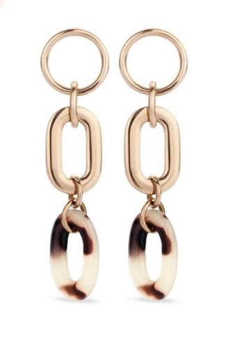 Victoria Rose Gold colour Colour earrings