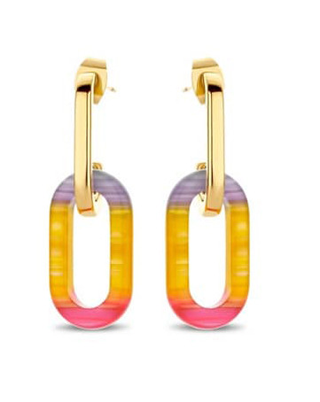 Victoria Gold colour Colour earrings