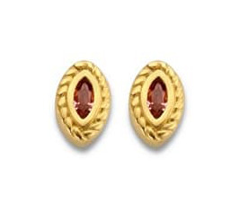 Victoria Gold colour earrings