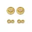 Victoria Gold-colored earring set