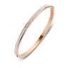 Victoria rose gold colour white stone Bracelet