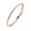 Victoria Rose gold colored bracelet with white stones