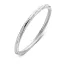 Victoria Silver-colored screw bracelet with white stones