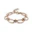 Victoria Rose gold colored stone bracelet