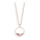 Victoria rose gold colour Colour stone necklace