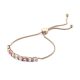 Victoria rose gold colour Colour stone Bracelet