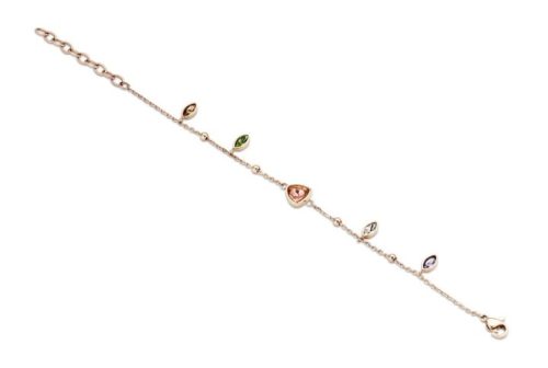 Victoria rose gold colour Colour stone Bracelet