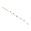 Victoria Rose gold colored gem bracelet