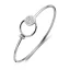 Victoria Silver-colored bracelet with white stones