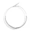 Victoria Silver-colored white stone necklace