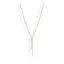 Victoria Gold-colored white stone necklace