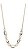 Victoria Rose gold colored necklace