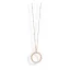 Victoria Rose gold colored necklace