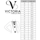 Victoria Silver-colored black stone necklace