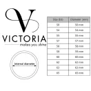 Victoria Silver colored bracelet, wristband