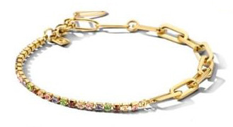 Victoria Gold Colour Stone Bracelet