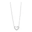 Victoria Silver Heart Necklace