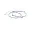 Victoria Silver beaded love bracelet