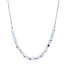 Victoria Silver-colored Blue Beaded Necklace