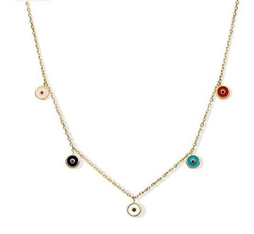 Victoria Gold Colour Stone necklace