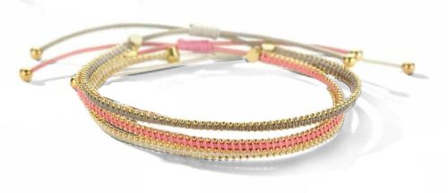 Victoria beaded bracelet set 3 pcs