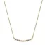 Victoria Gold-colored necklace with white stones