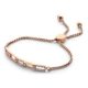 Victoria rose gold colour white stone Bracelet