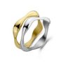 Victoria Gold, Silver coloured 2 ring set